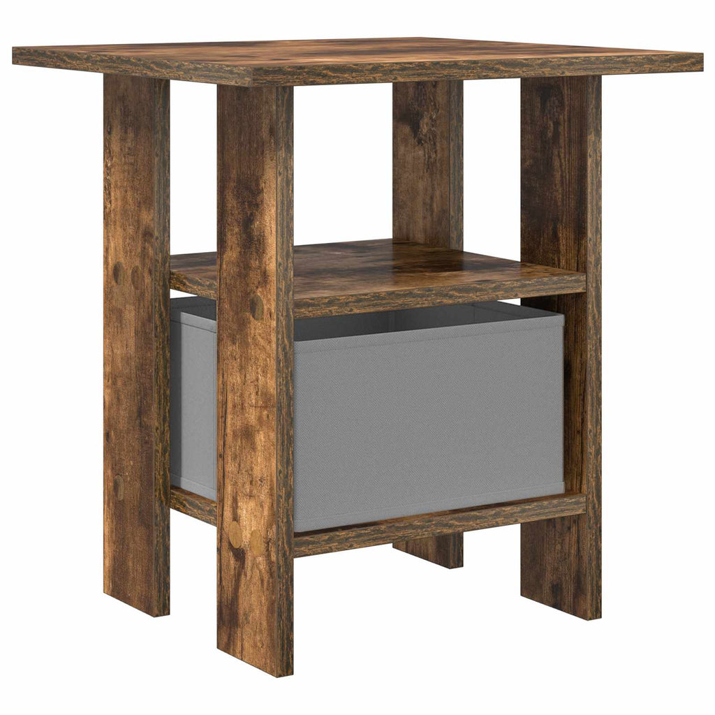 Comodino 2 pcs Rovere fumé 41 x 40 x 45 cm Legno multistrato