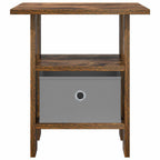 Comodino 2 pcs Rovere fumé 41 x 40 x 45 cm Legno multistrato