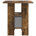 Comodino 2 pcs Rovere fumé 41 x 40 x 45 cm Legno multistrato