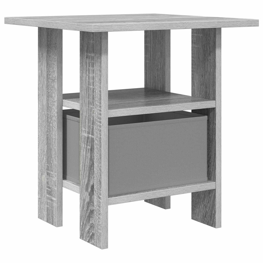 Comodino Grigio Sonoma 41 x 40 x 45 cm Legno multistrato