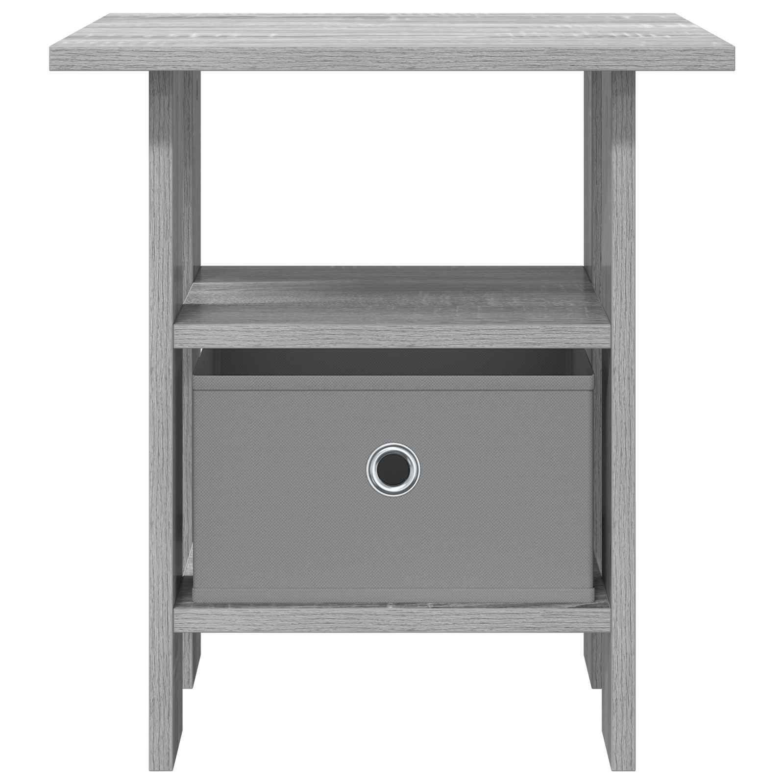 Comodino Grigio Sonoma 41 x 40 x 45 cm Legno multistrato
