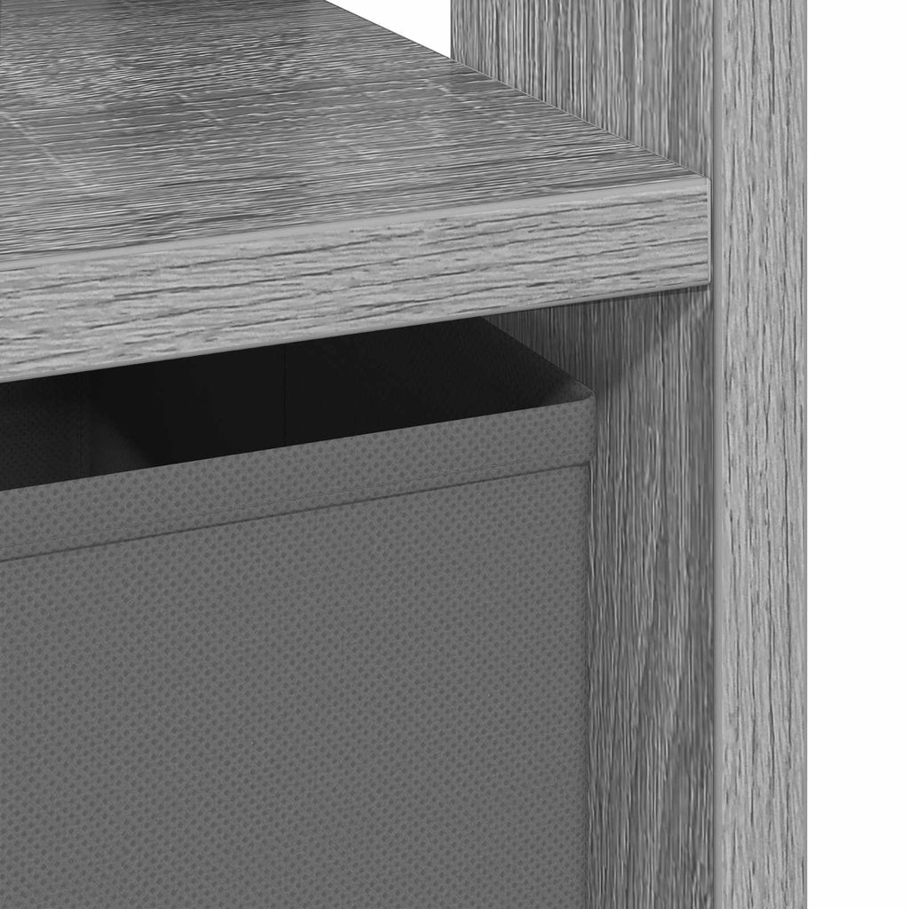 Comodino 2 pcs Grigio Sonoma 41 x 40 x 45 cm Legno multistrato