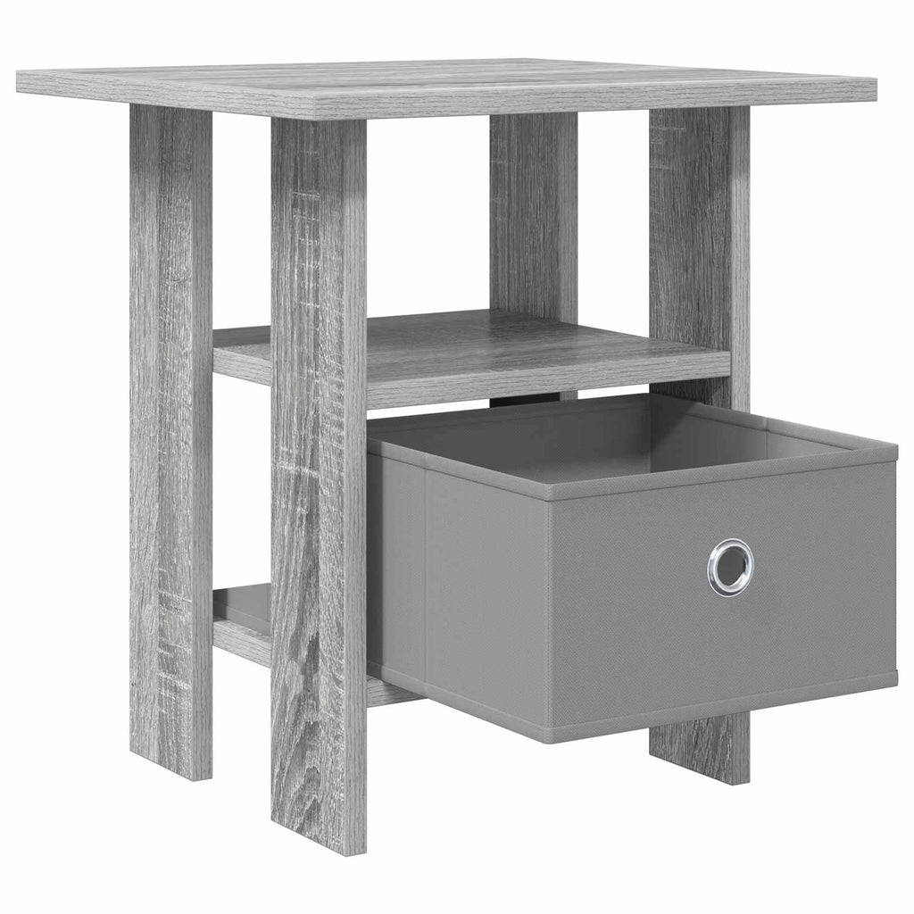 Comodino 2 pcs Grigio Sonoma 41 x 40 x 45 cm Legno multistrato