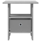 Comodino 2 pcs Grigio Sonoma 41 x 40 x 45 cm Legno multistrato