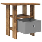 Comodino 2 pcs Legno vecchio 41 x 40 x 45 cm Legno multistrato