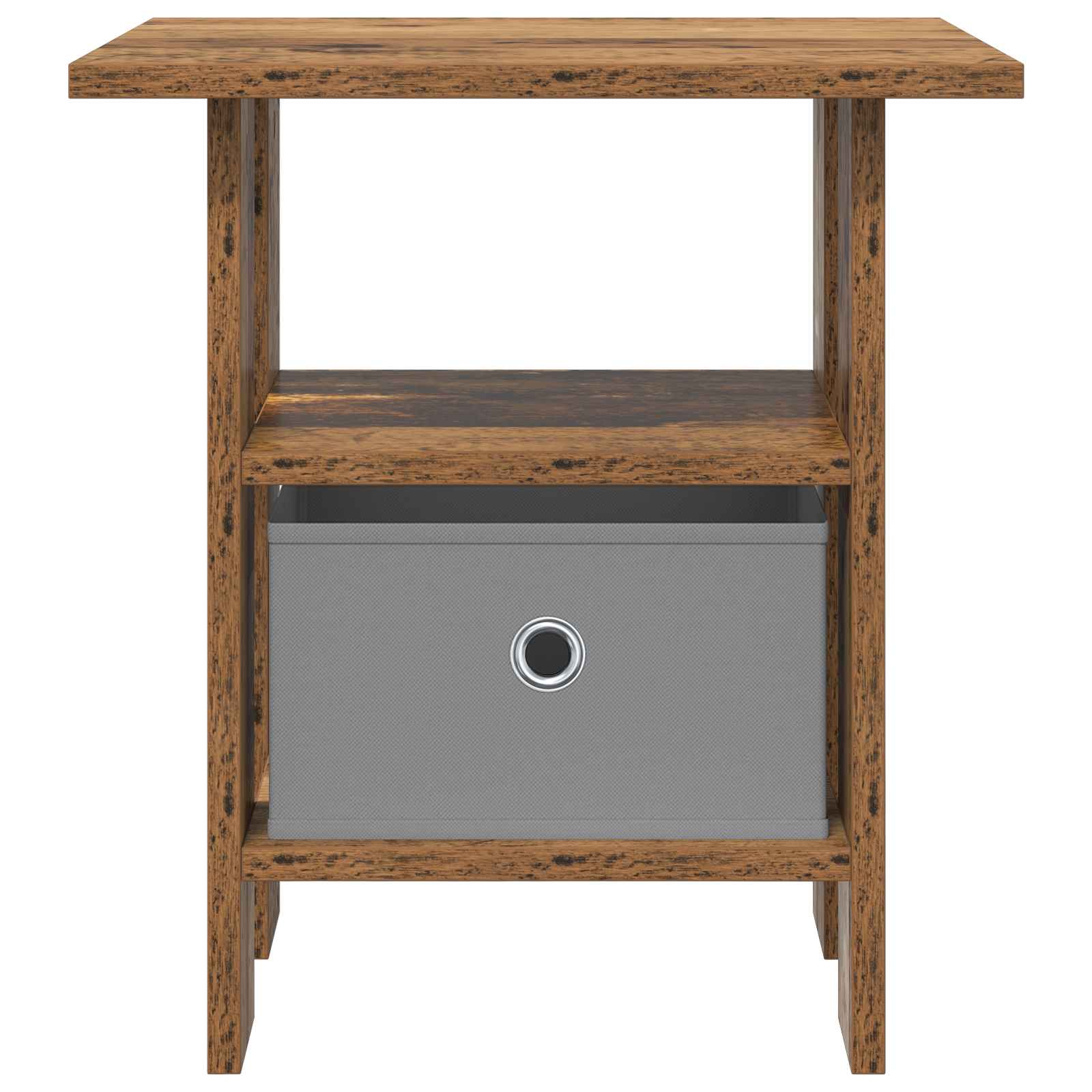 Comodino 2 pcs Legno vecchio 41 x 40 x 45 cm Legno multistrato