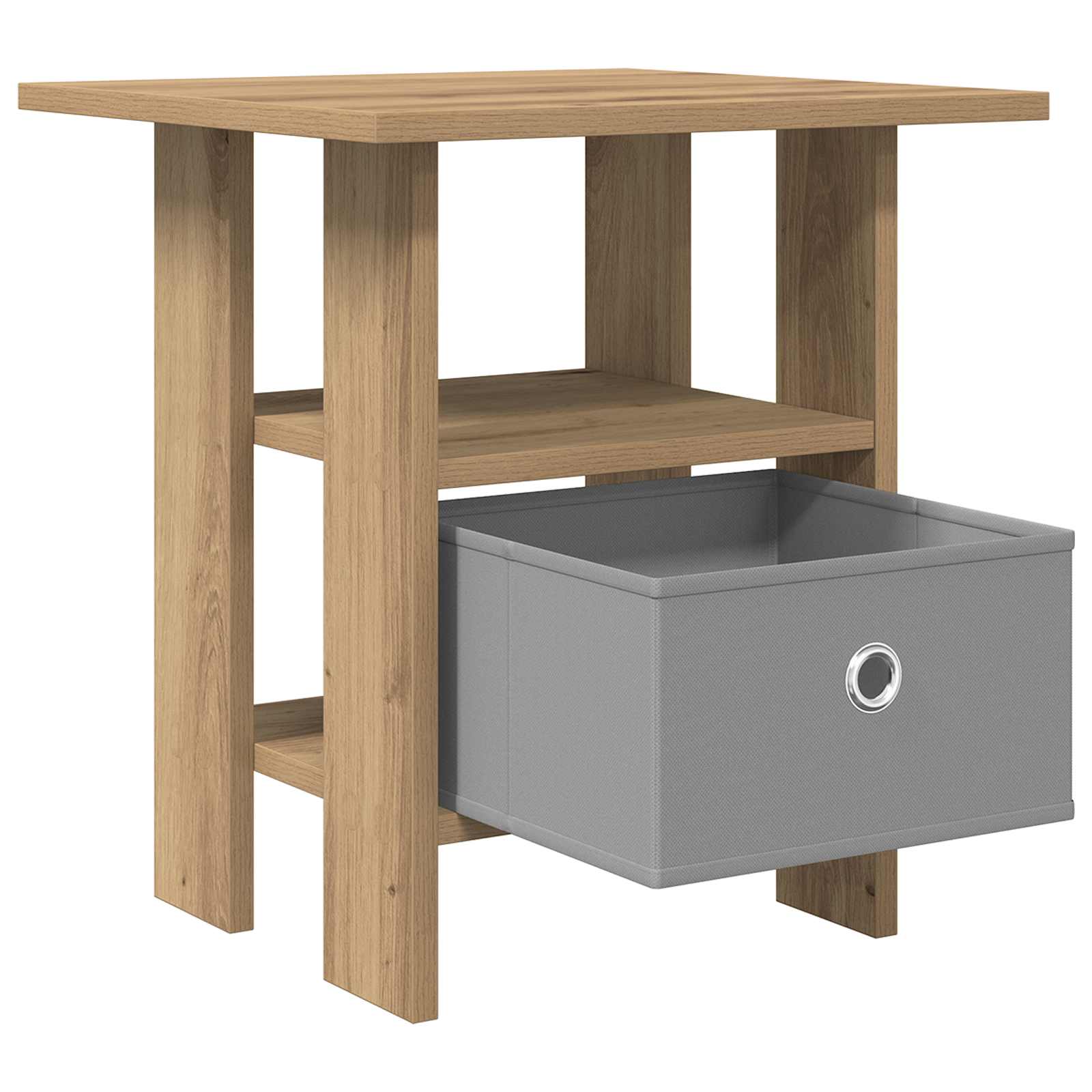Comodino Rovere artigianale 41 x 40 x 45 cm Legno multistrato