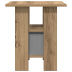 Comodino Rovere artigianale 41 x 40 x 45 cm Legno multistrato