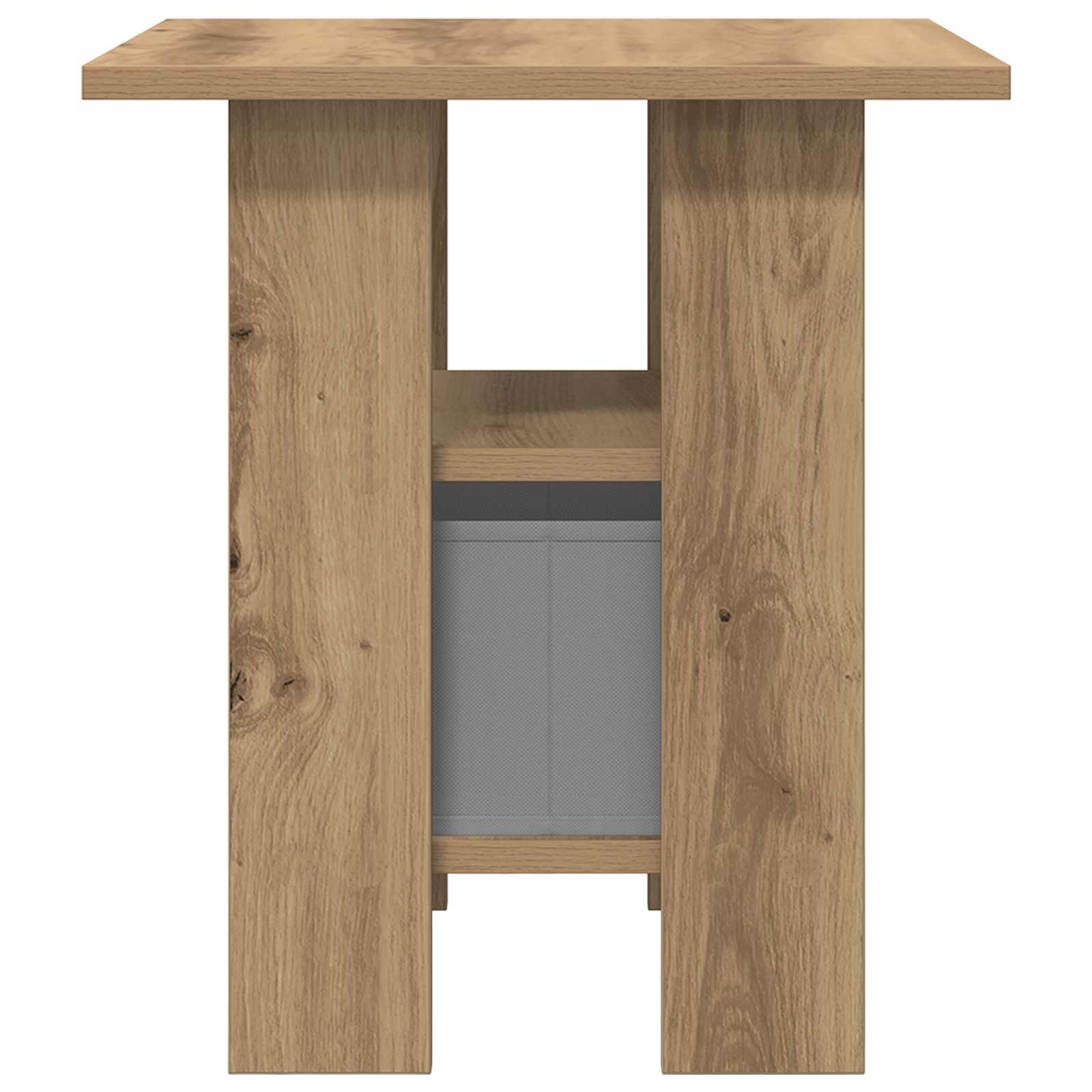 Comodino Rovere artigianale 41 x 40 x 45 cm Legno multistrato