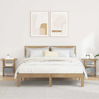 Comodino con cassetto 2 pcs Rovere artigianale 41 x 40 x 45 cm