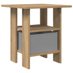 Comodino con cassetto 2 pcs Rovere artigianale 41 x 40 x 45 cm