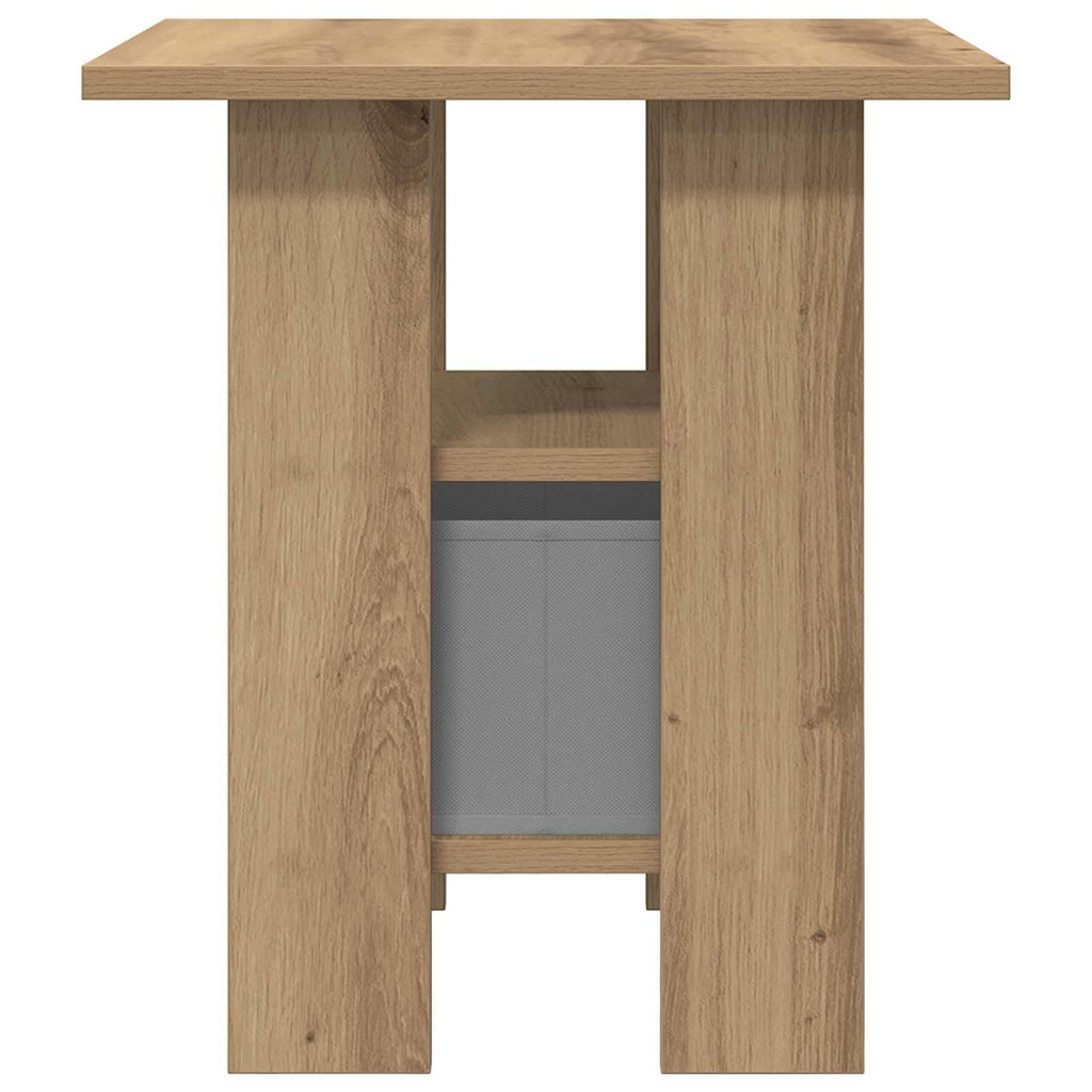 Comodino con cassetto 2 pcs Rovere artigianale 41 x 40 x 45 cm