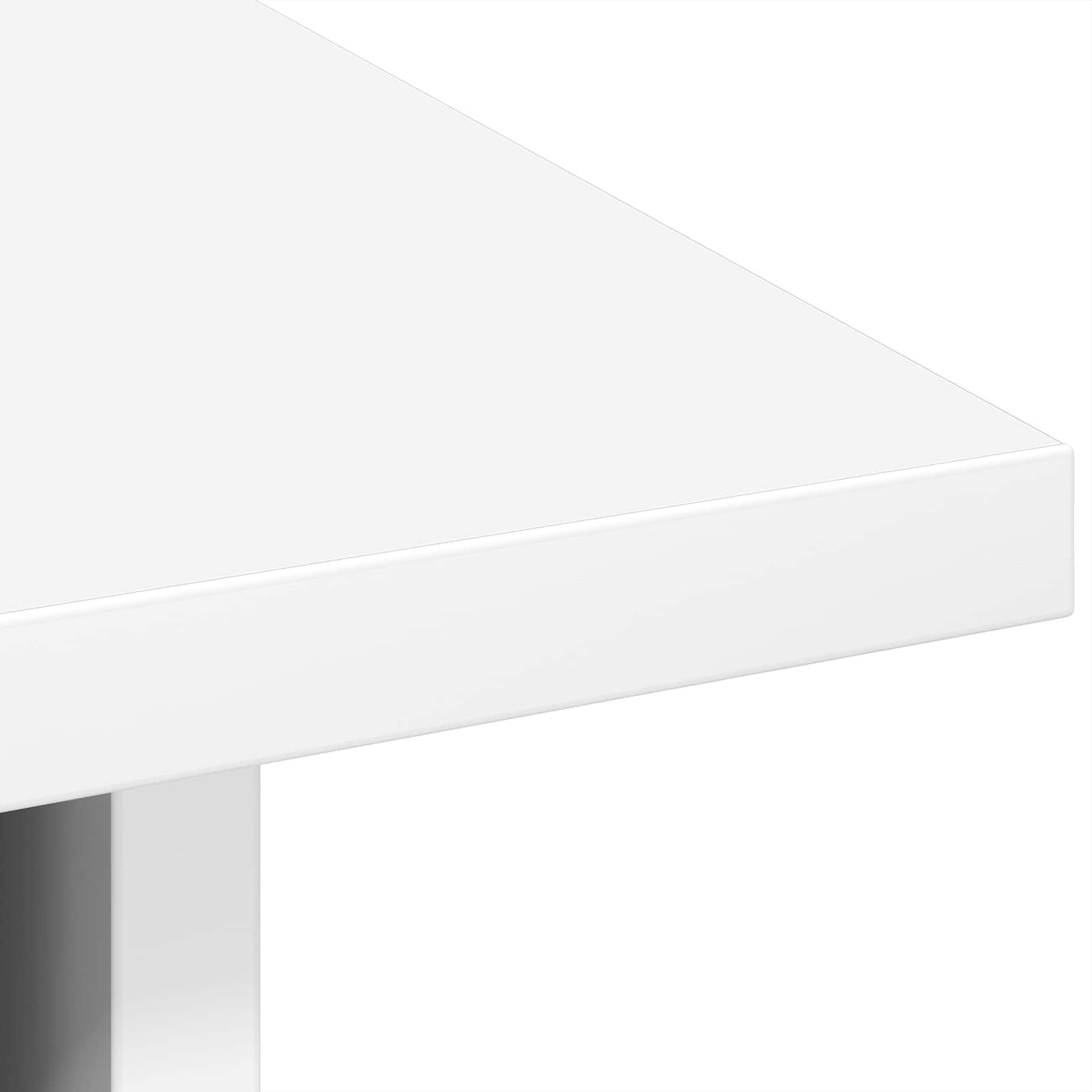 Comodino con cassetto Bianco 41 x 40 x 45 cm Legno multistrato