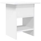 Comodino con cassetto Bianco 41 x 40 x 45 cm Legno multistrato