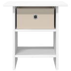 Comodino con cassetto Bianco 41 x 40 x 45 cm Legno multistrato