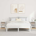 Comodino 2 pcs Bianco 41 x 40 x 45 cm Legno multistrato