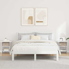 Comodino 2 pcs Bianco 41 x 40 x 45 cm Legno multistrato
