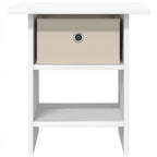 Comodino 2 pcs Bianco 41 x 40 x 45 cm Legno multistrato