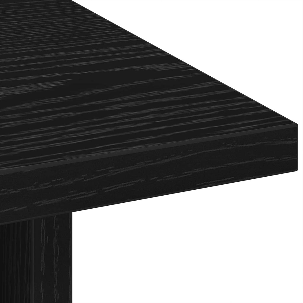 Comodino Rovere Nero 41 x 40 x 45 cm Legno multistrato
