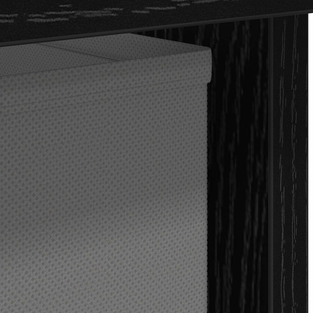 Comodino 2 pcs Rovere Nero 41 x 40 x 45 cm Legno multistrato