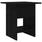 Comodino 2 pcs Rovere Nero 41 x 40 x 45 cm Legno multistrato