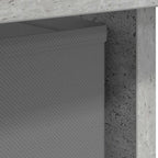 Comodino Grigio cemento 41 x 40 x 45 cm Legno multistrato