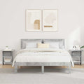 Comodino 2 pcs Grigio cemento 41 x 40 x 45 cm Legno multistrato