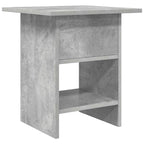 Comodino 2 pcs Grigio cemento 41 x 40 x 45 cm Legno multistrato