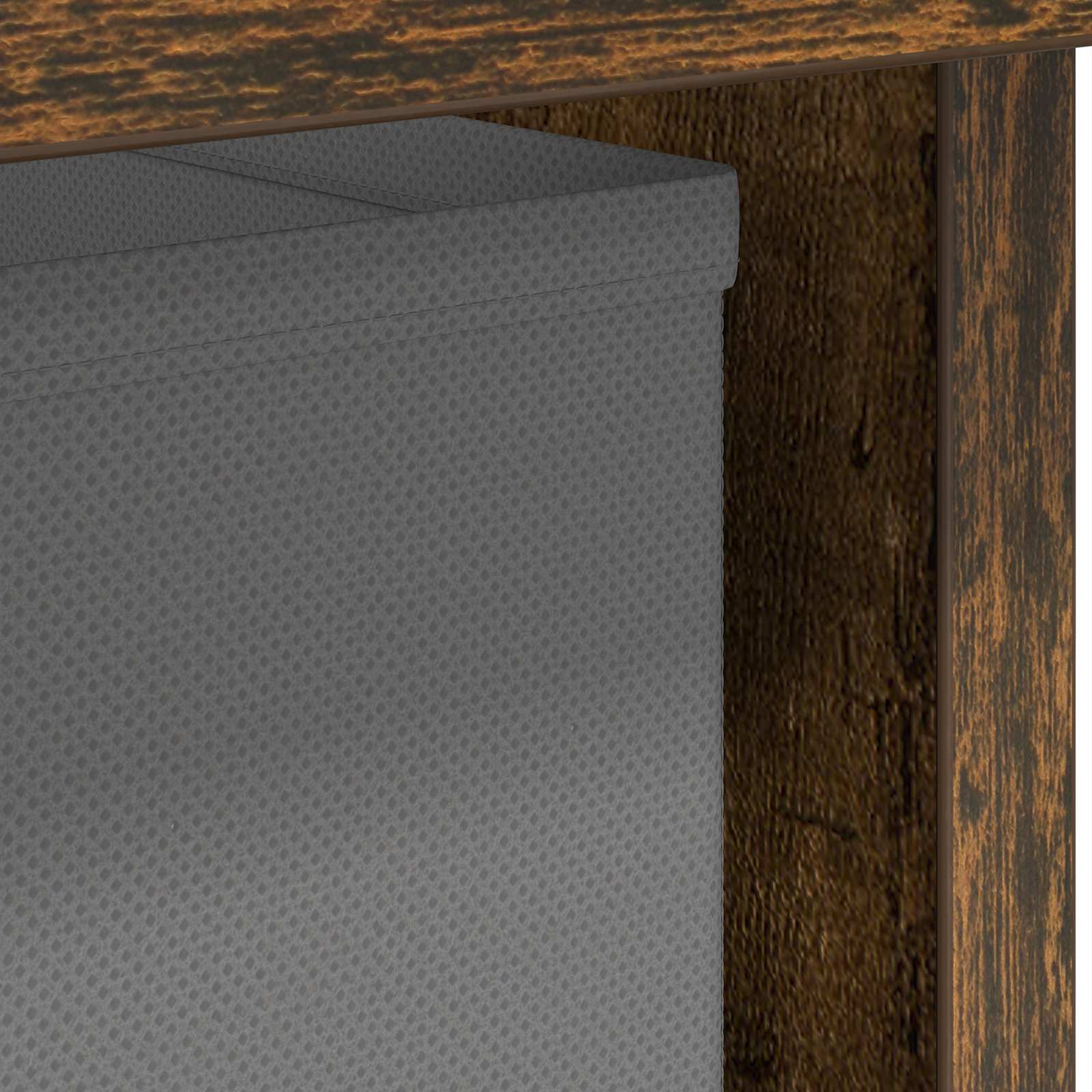 Comodino Rovere fumé 41 x 40 x 45 cm Legno multistrato
