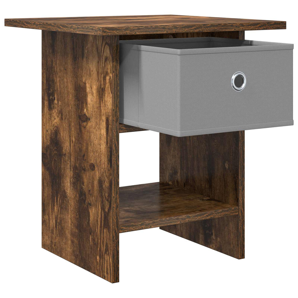 Comodino Rovere fumé 41 x 40 x 45 cm Legno multistrato