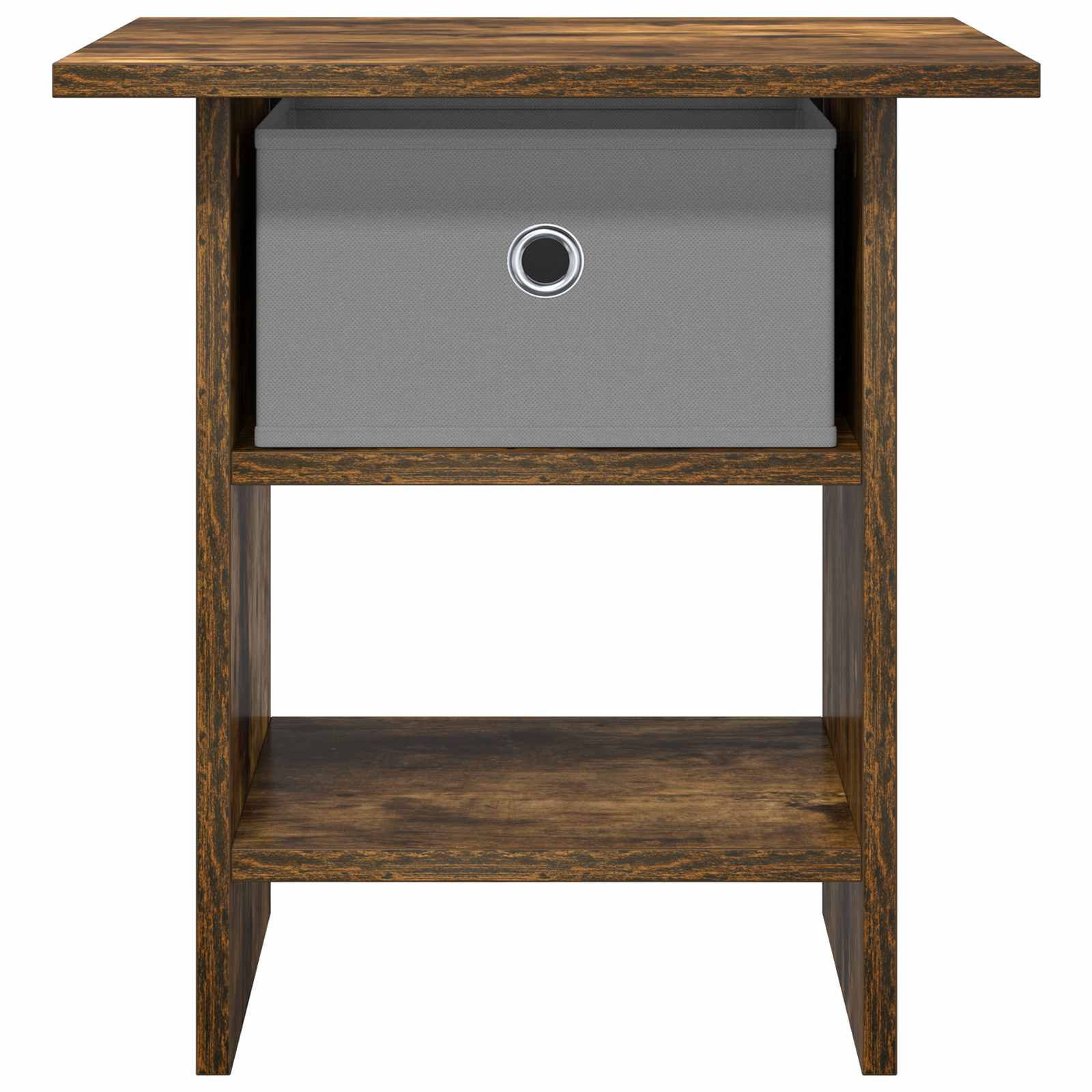 Comodino Rovere fumé 41 x 40 x 45 cm Legno multistrato