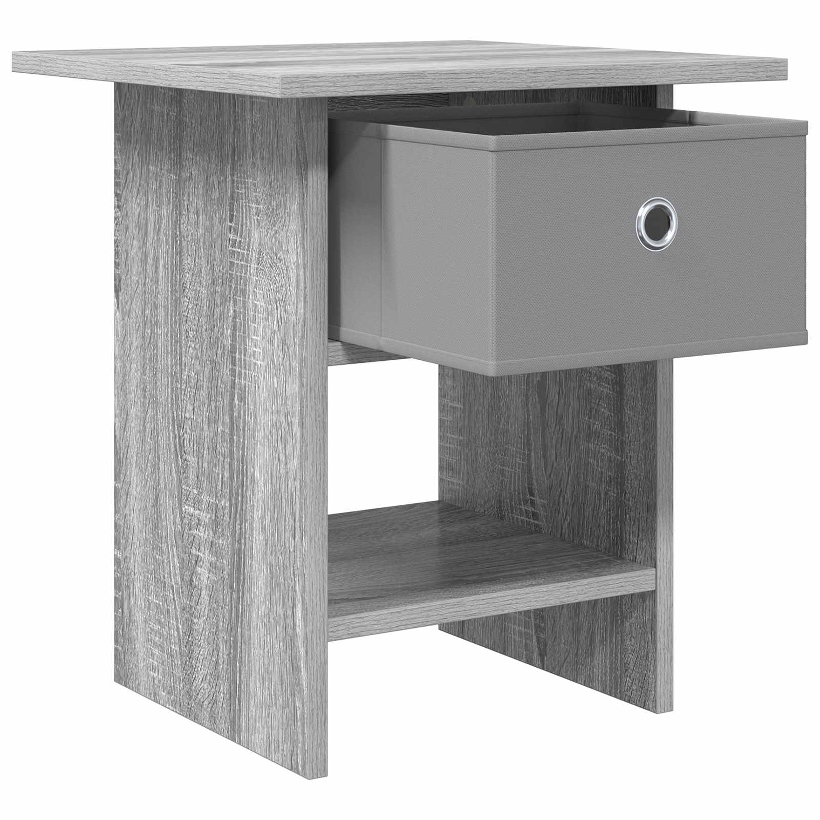 Comodino Grigio Sonoma 41 x 40 x 45 cm Legno multistrato