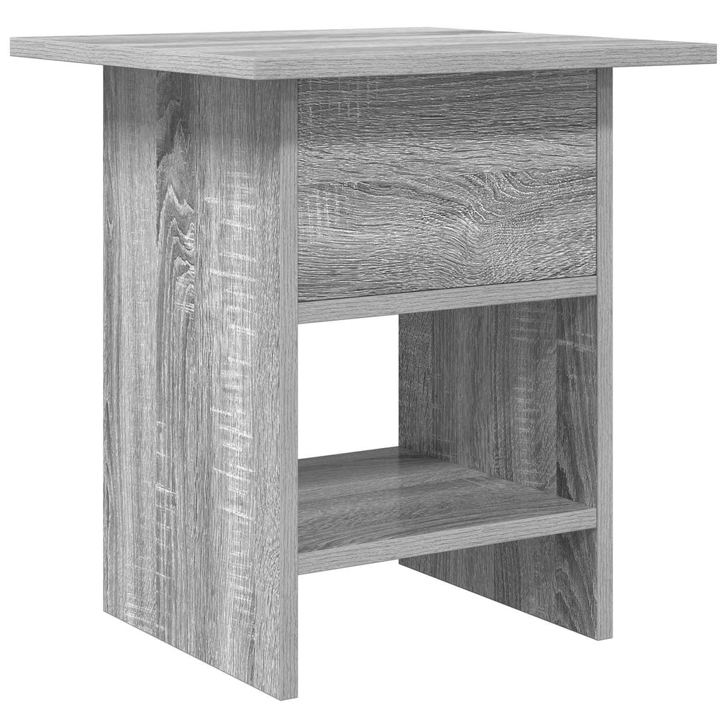 Comodino Grigio Sonoma 41 x 40 x 45 cm Legno multistrato