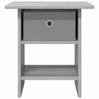 Comodino Grigio Sonoma 41 x 40 x 45 cm Legno multistrato