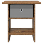 Comodino 2 pcs Legno vecchio 41 x 40 x 45 cm Legno multistrato