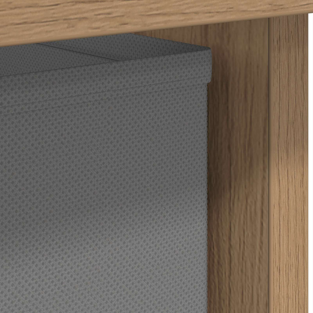 Comodino con cassetto 2 pcs Rovere artigianale 41 x 40 x 45 cm