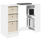 Scrivania Bianco 100 x 40 x 75 cm Legno multistrato