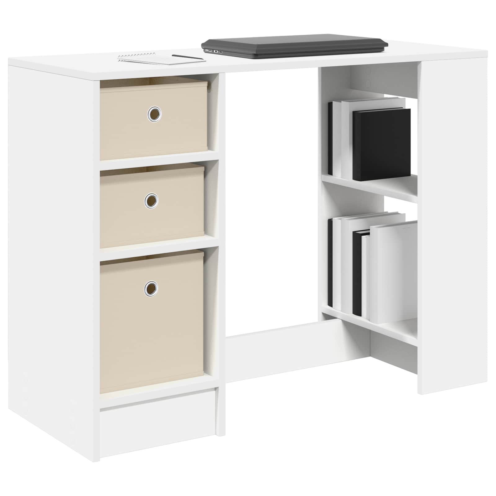 Scrivania Bianco 100 x 40 x 75 cm Legno multistrato