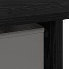 Scrivania Rovere Nero 100 x 40 x 75 cm Legno multistrato