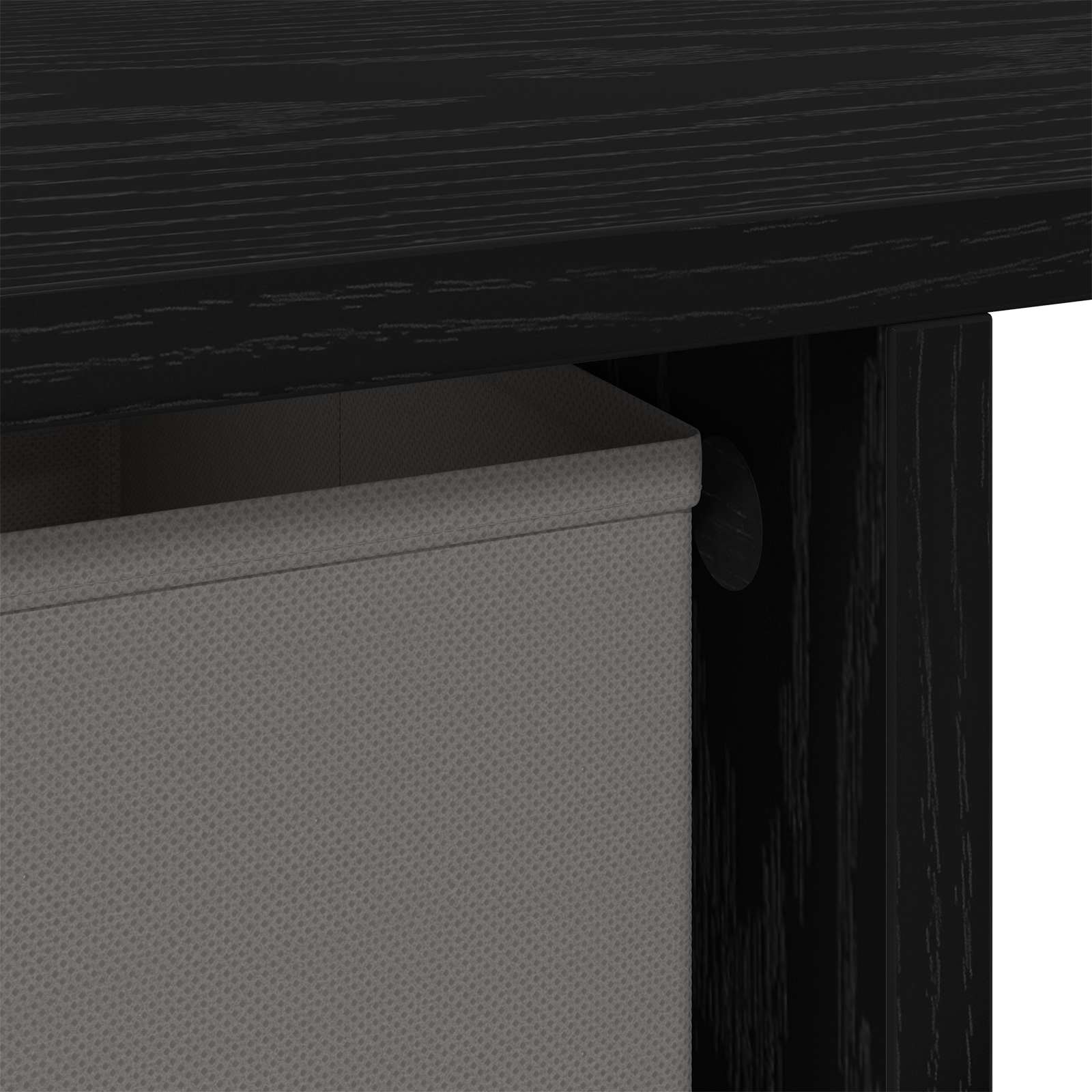 Scrivania Rovere Nero 100 x 40 x 75 cm Legno multistrato