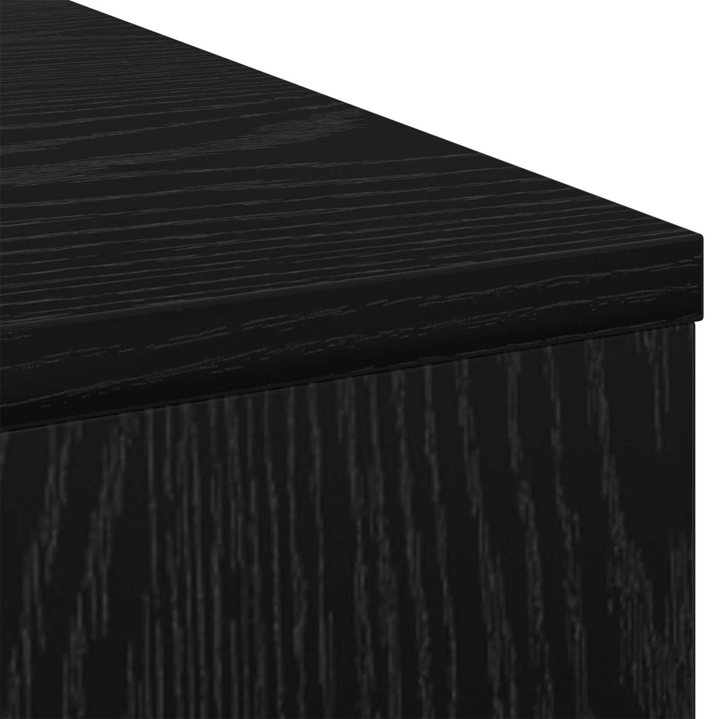 Scrivania Rovere Nero 100 x 40 x 75 cm Legno multistrato