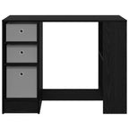 Scrivania Rovere Nero 100 x 40 x 75 cm Legno multistrato