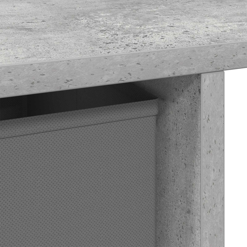 Scrivania Grigio cemento 100 x 40 x 75 cm Legno multistrato