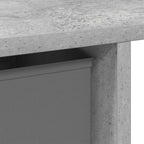 Scrivania Grigio cemento 100 x 40 x 75 cm Legno multistrato