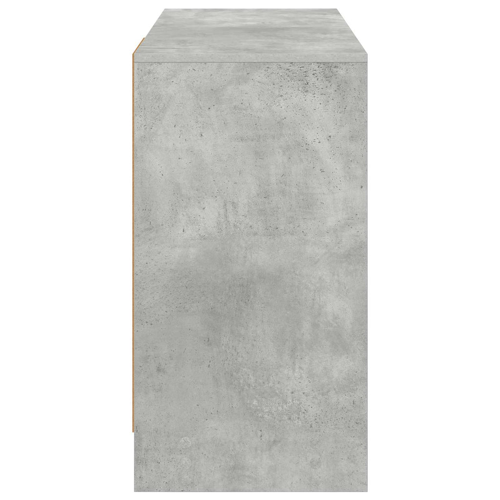 Scrivania Grigio cemento 100 x 40 x 75 cm Legno multistrato