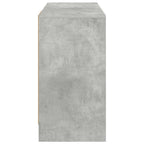 Scrivania Grigio cemento 100 x 40 x 75 cm Legno multistrato