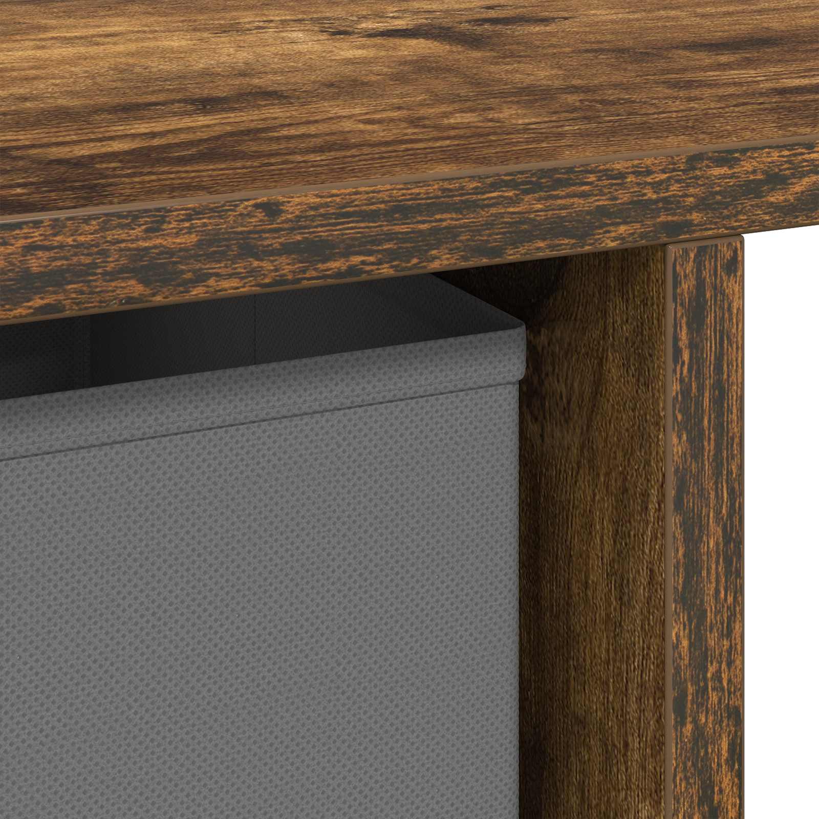 Scrivania Rovere fumé 100 x 40 x 75 cm Legno multistrato
