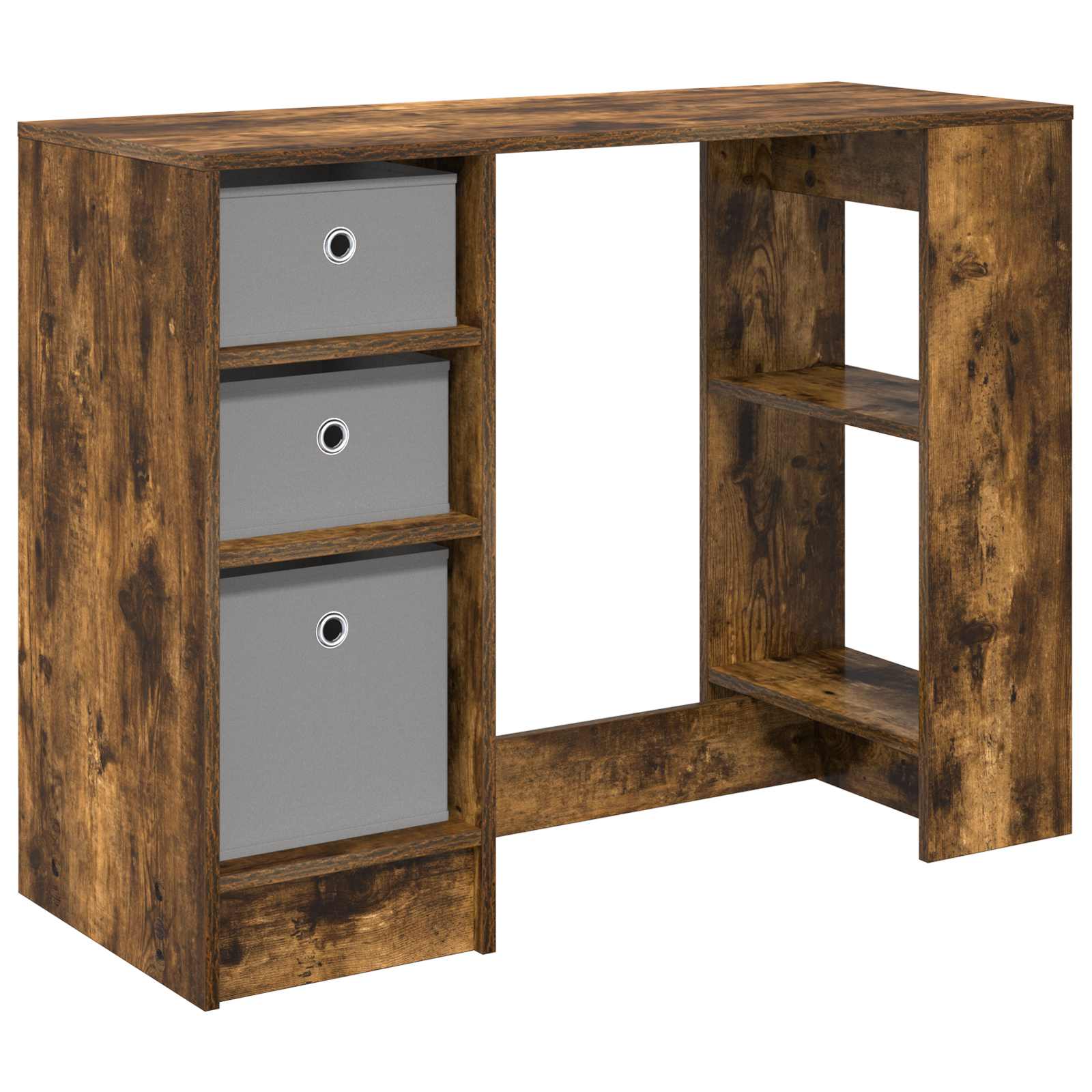 Scrivania Rovere fumé 100 x 40 x 75 cm Legno multistrato