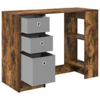Scrivania Rovere fumé 100 x 40 x 75 cm Legno multistrato