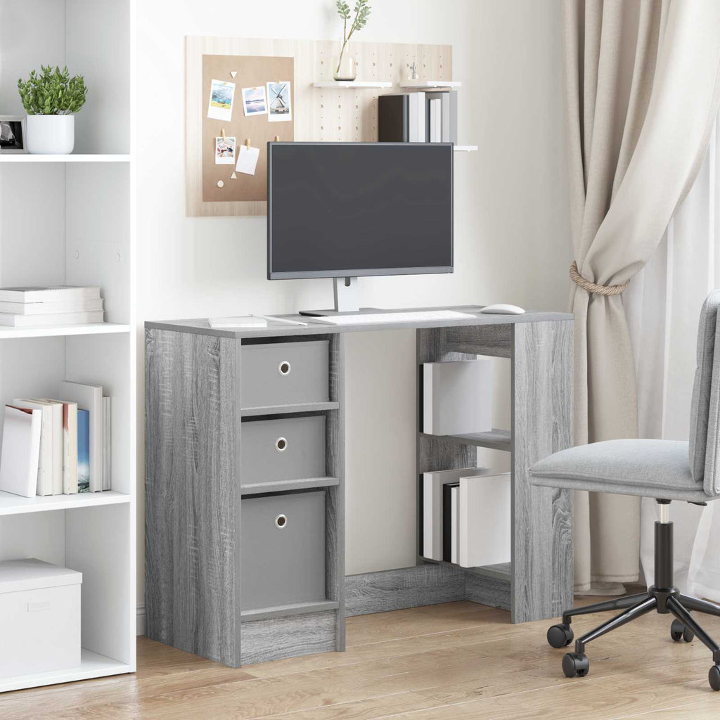 Scrivania Grigio Sonoma 100 x 40 x 75 cm Legno multistrato